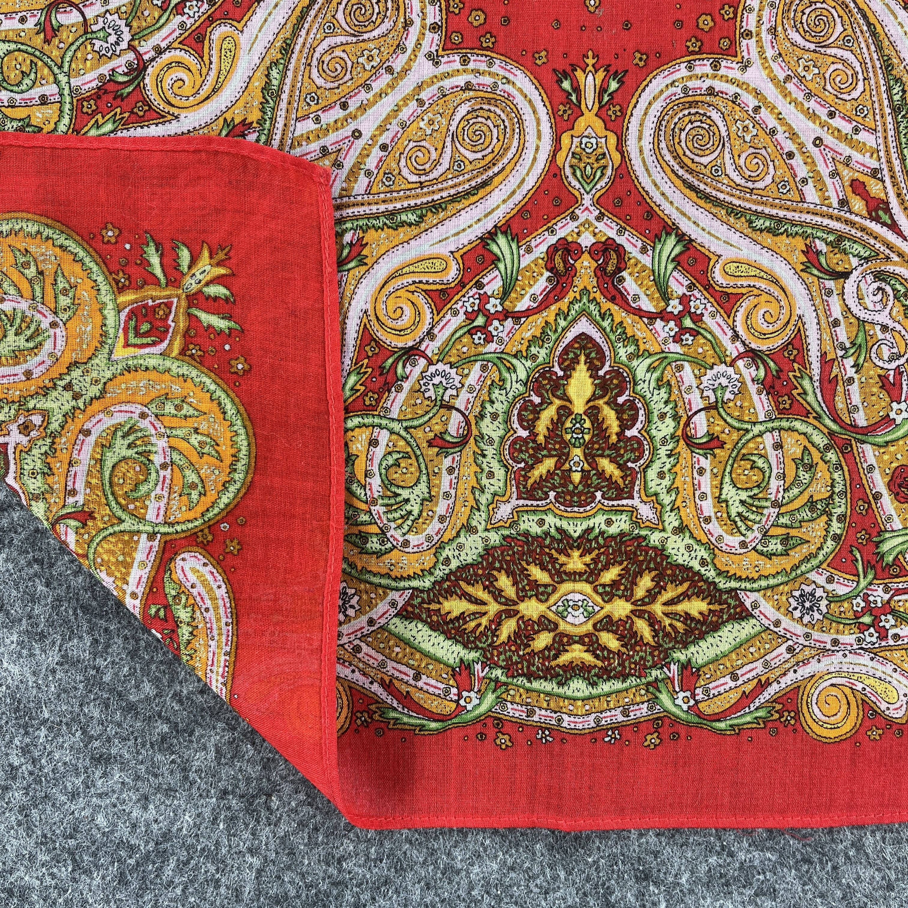 Kenzo × Vintage Kenzo Handkerchief / Bandana / Neckerchief B032 Size ONE SIZE - 8 Thumbnail