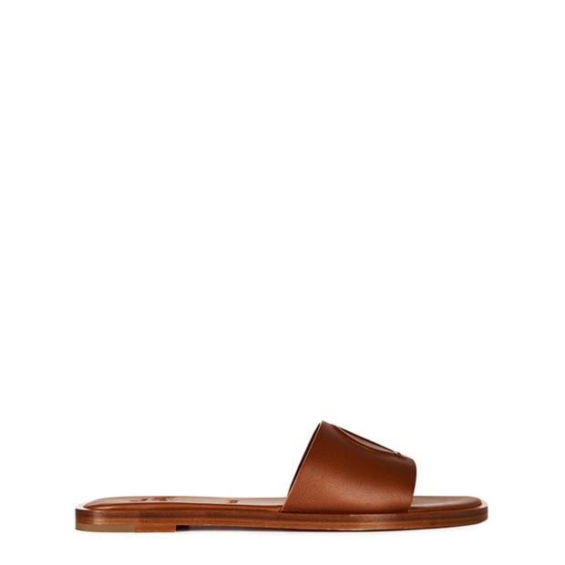 Christian Louboutin Cl Mule Embossed Leather Sandals Size US 7.5 / IT 37.5 - 1 Thumbnail
