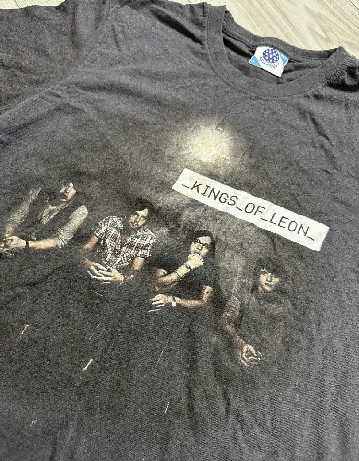 Band Tees Vintage 2008 Kings of Leon Only By The Night Black Tour Tee Size US L / EU 52-54 / 3 - 3 Thumbnail