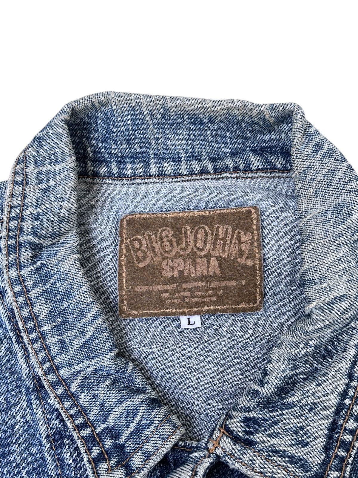 Japanese Brand Vintage Big John acid wash denim jacket Size US S / EU 44-46 / 1 - 4 Thumbnail