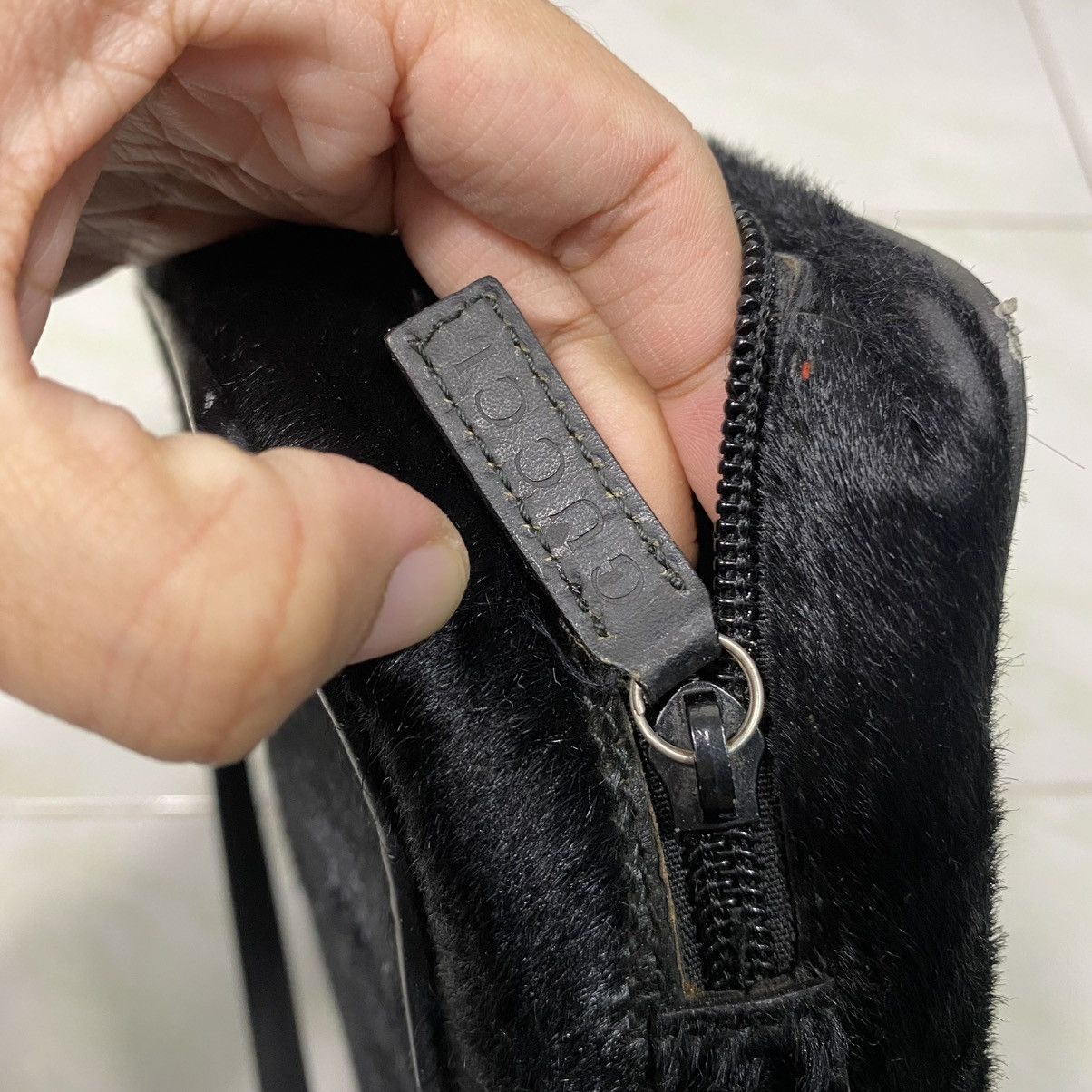 Gucci 🔥VINTAGE GUCCI PONY FUR CROSSBODY BAG Size ONE SIZE - 15 Thumbnail