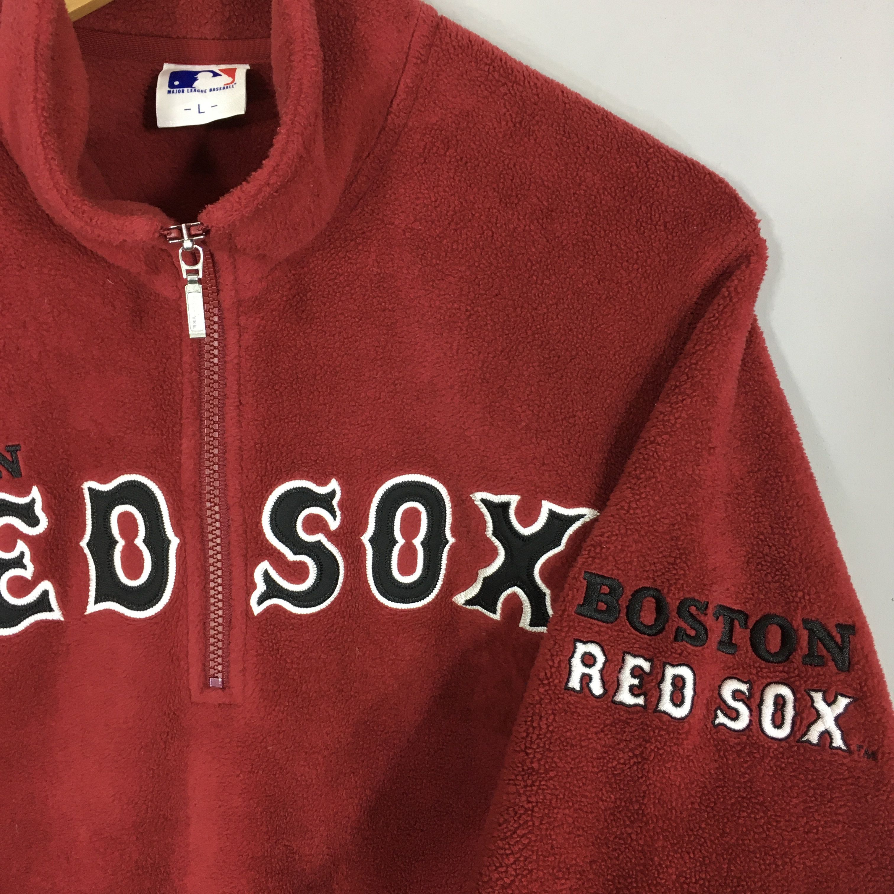MLB × Vintage Vintage Boston Red Sox Mlb Fleece Sweater Large Size US L / EU 52-54 / 3 - 6 Thumbnail