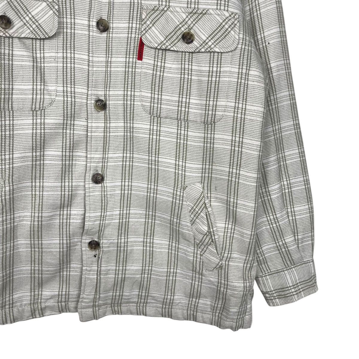 ICON Motorsports Vintage 90s Lucky Strike Sherpa Lining Button Jacket Size US M / EU 48-50 / 2 - 4 Thumbnail