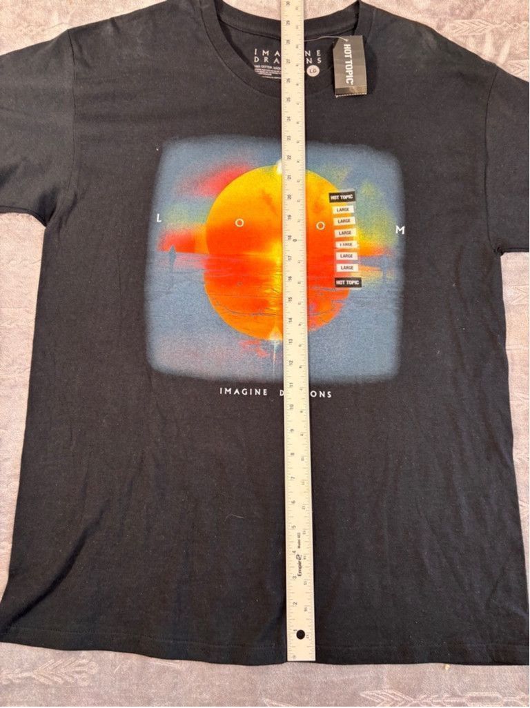 Hot Topic NWT Men's Hot Topic Imagine Dragons T-Shirt Size L Black Size US L / EU 52-54 / 3 - 4 Thumbnail