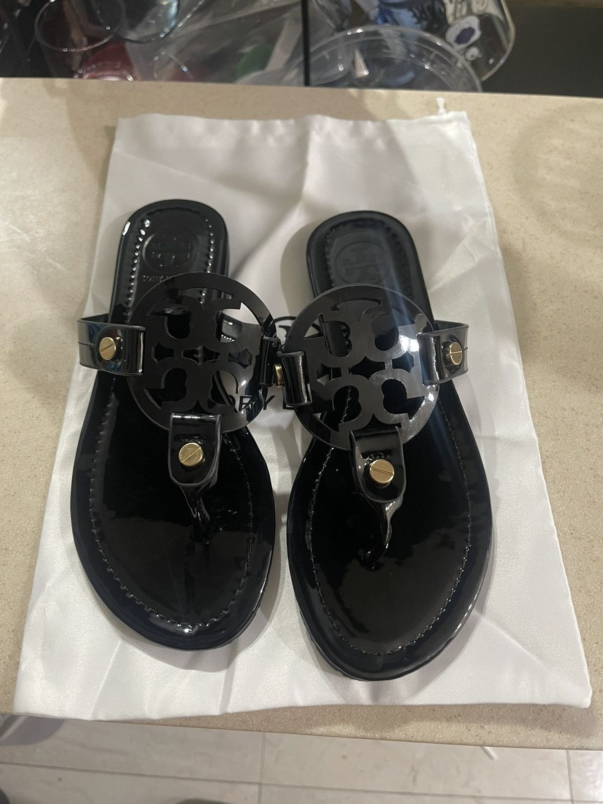 Tory Burch Miller Patent Sandal(No Box) Size US 6 / IT 36 - 1 Preview