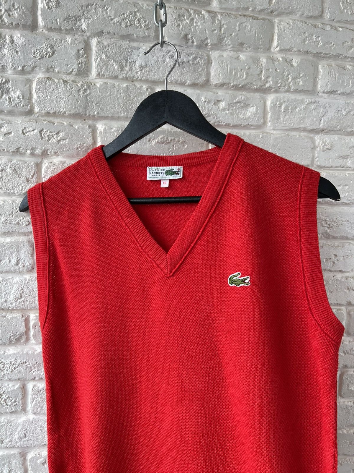 Lacoste Lacoste Chemise Vintage Vest Sweater Size 16 Size S / US 4 / IT 40 - 2 Thumbnail