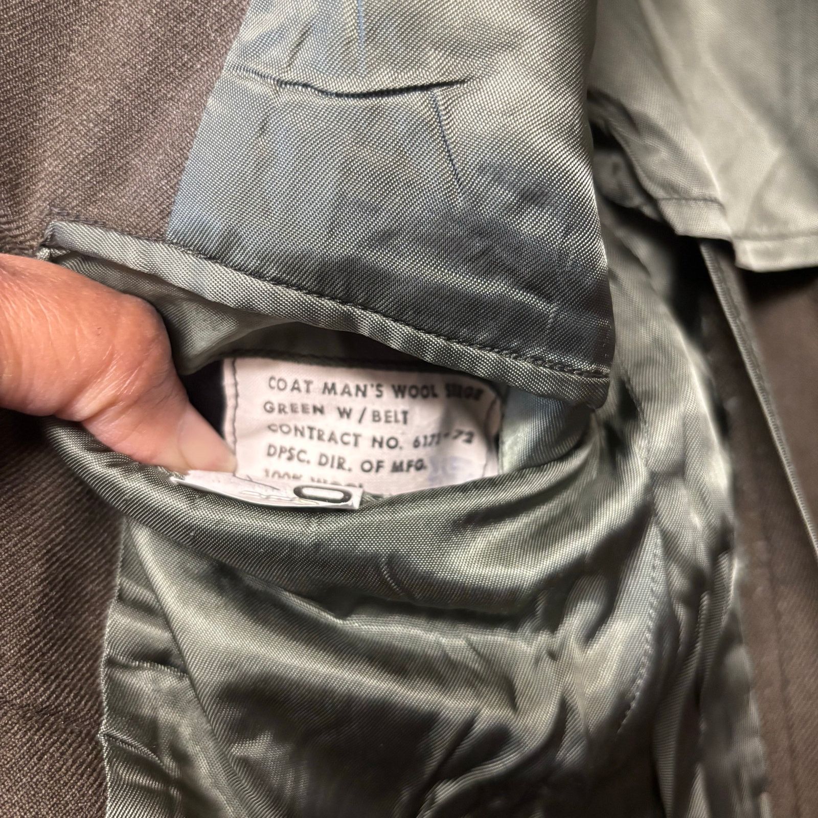 Other Vintage US Marine Corps Coat 100% Wool Serge Padded Interior Size US S / EU 44-46 / 1 - 12 Thumbnail