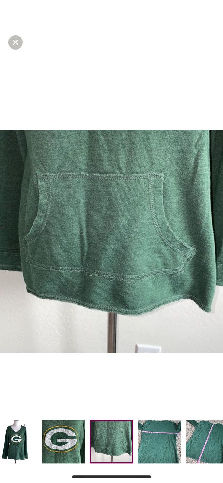 NFL NFL Green Bay packers medium v neck sweatshirt Size M / US 6-8 / IT 42-44 - 5 Thumbnail