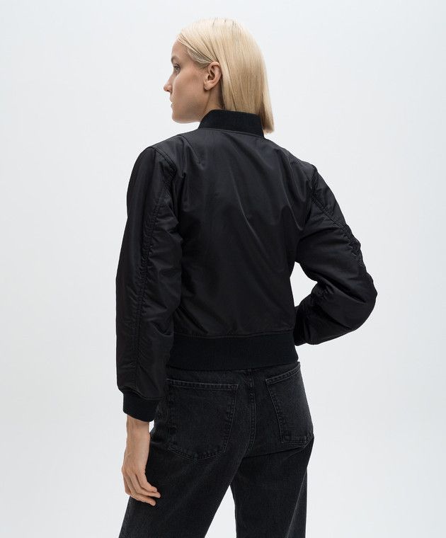 Balenciaga o1tr1nto0226 Beverly Hills Shrunk Varsity Jacket in Black Size XL / US 12-14 / IT 48-50 - 4 Thumbnail