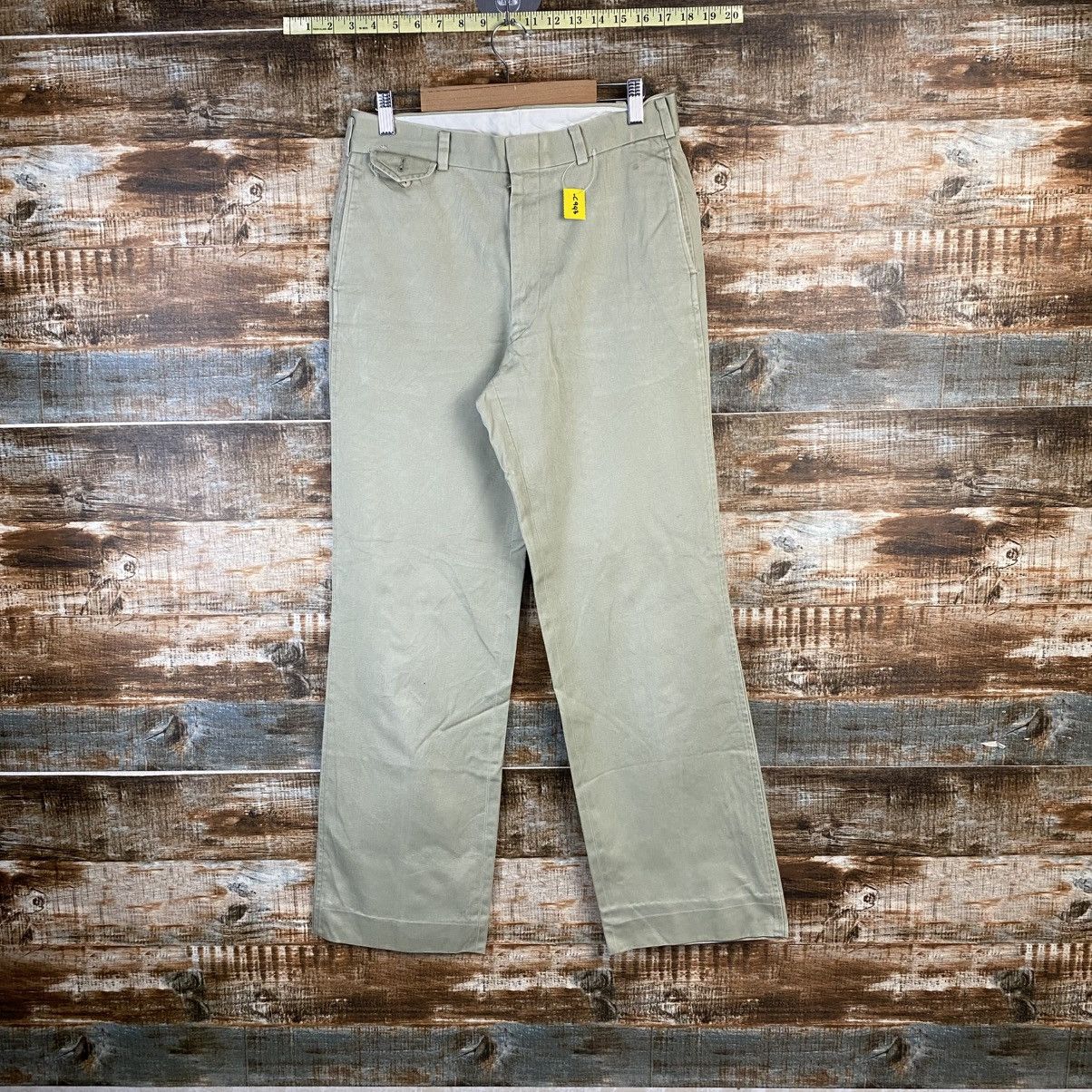 SHIPS DL Ships Green Casual cargo Pants #C943 Size US 29 - 1 Thumbnail