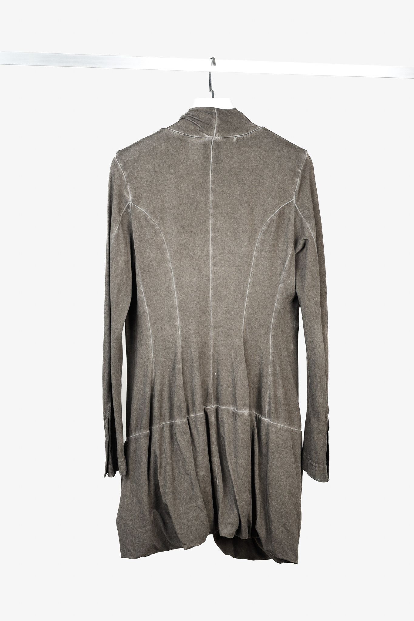 Rundholz Rundholz Distressed Brown Grey Ombre Rounded Hem Cardigan Size S / US 4 / IT 40 - 2 Thumbnail
