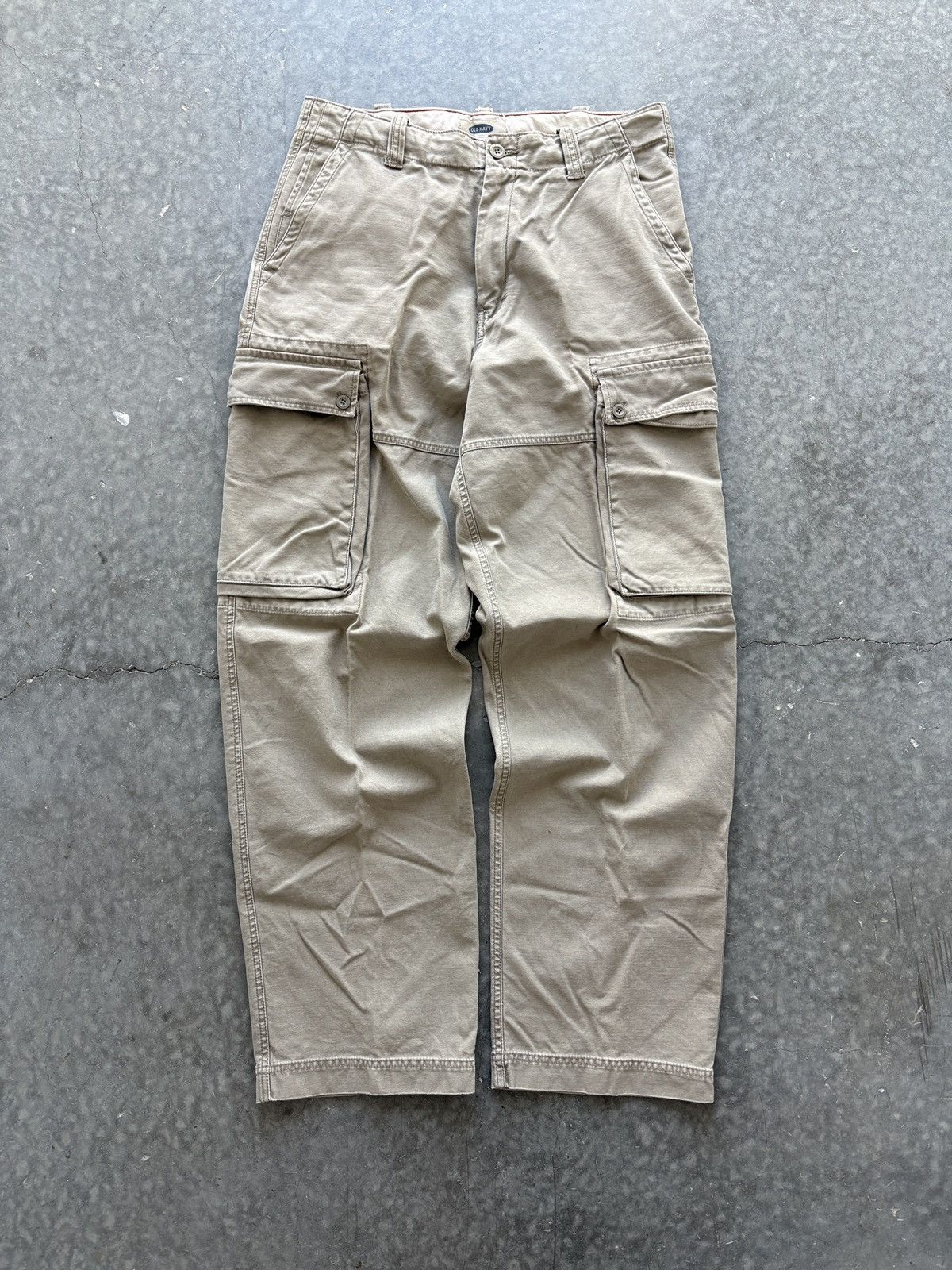 Old Navy Vintage Y2K Old Navy Baggy Cargo Pants 34x34 Size US 34 / EU 50 - 1 Thumbnail