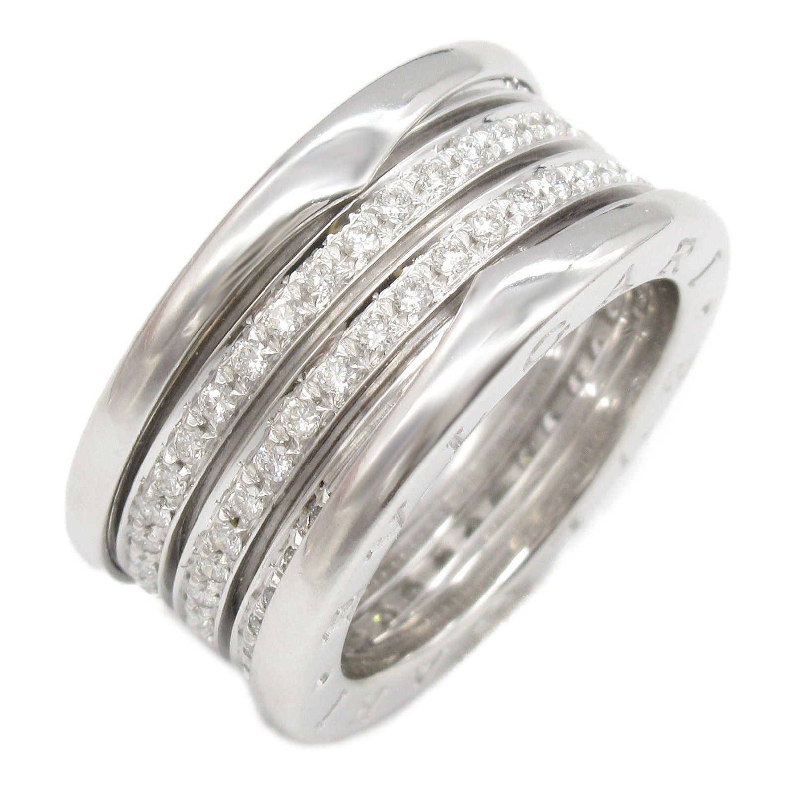 Bvlgari Bvlgari B Zero One Diamond Ring K18Wg (White Gold) Clear Size ONE SIZE - 1 Thumbnail