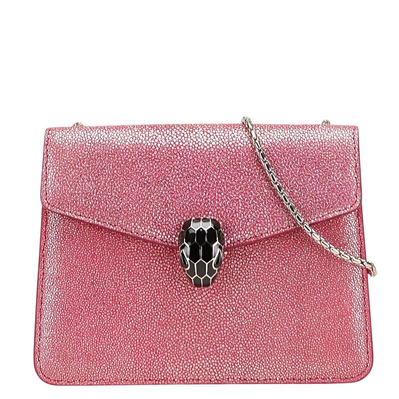 Bvlgari Bvlgari Serpenti Forever Leather 2way Bag Leather Shoulder Bag DUTY FREE for USA