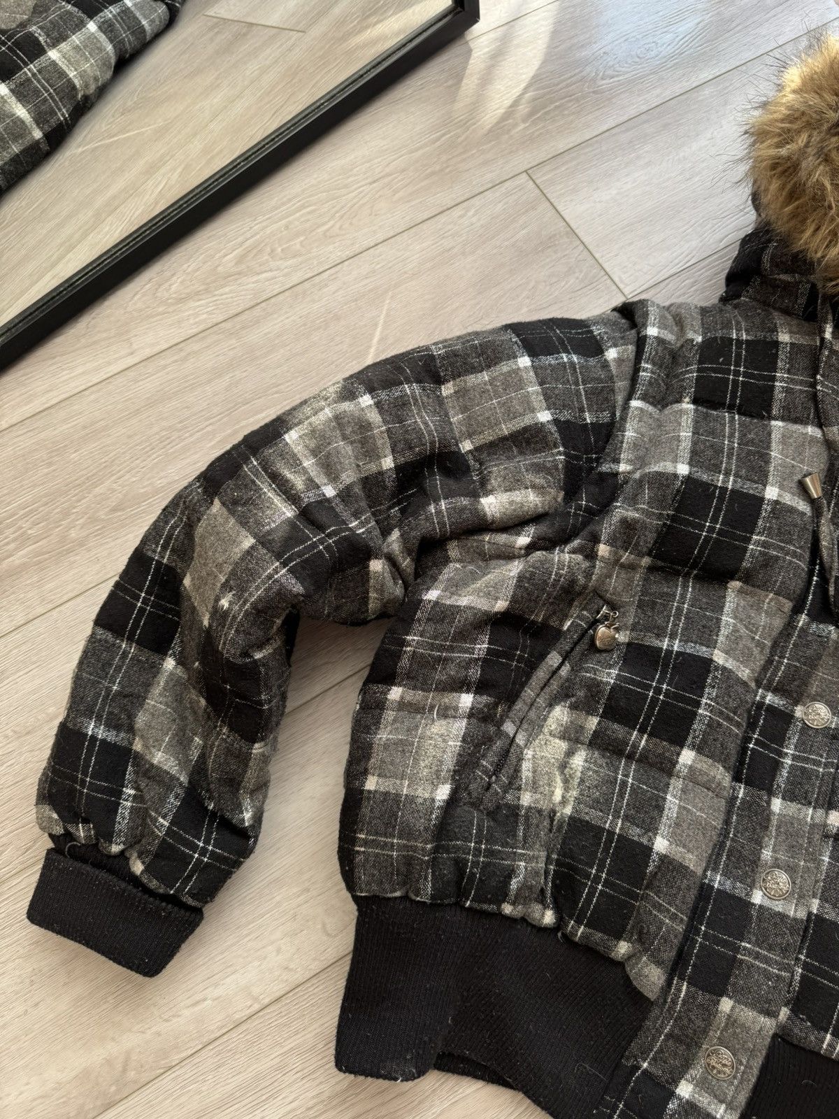 If Six Was Nine VINTAGE BOMBER PUFFER JACKET JAPAN STYLE STREETWEAR Y2K 90s Size XL / US 12-14 / IT 48-50 - 5 Thumbnail