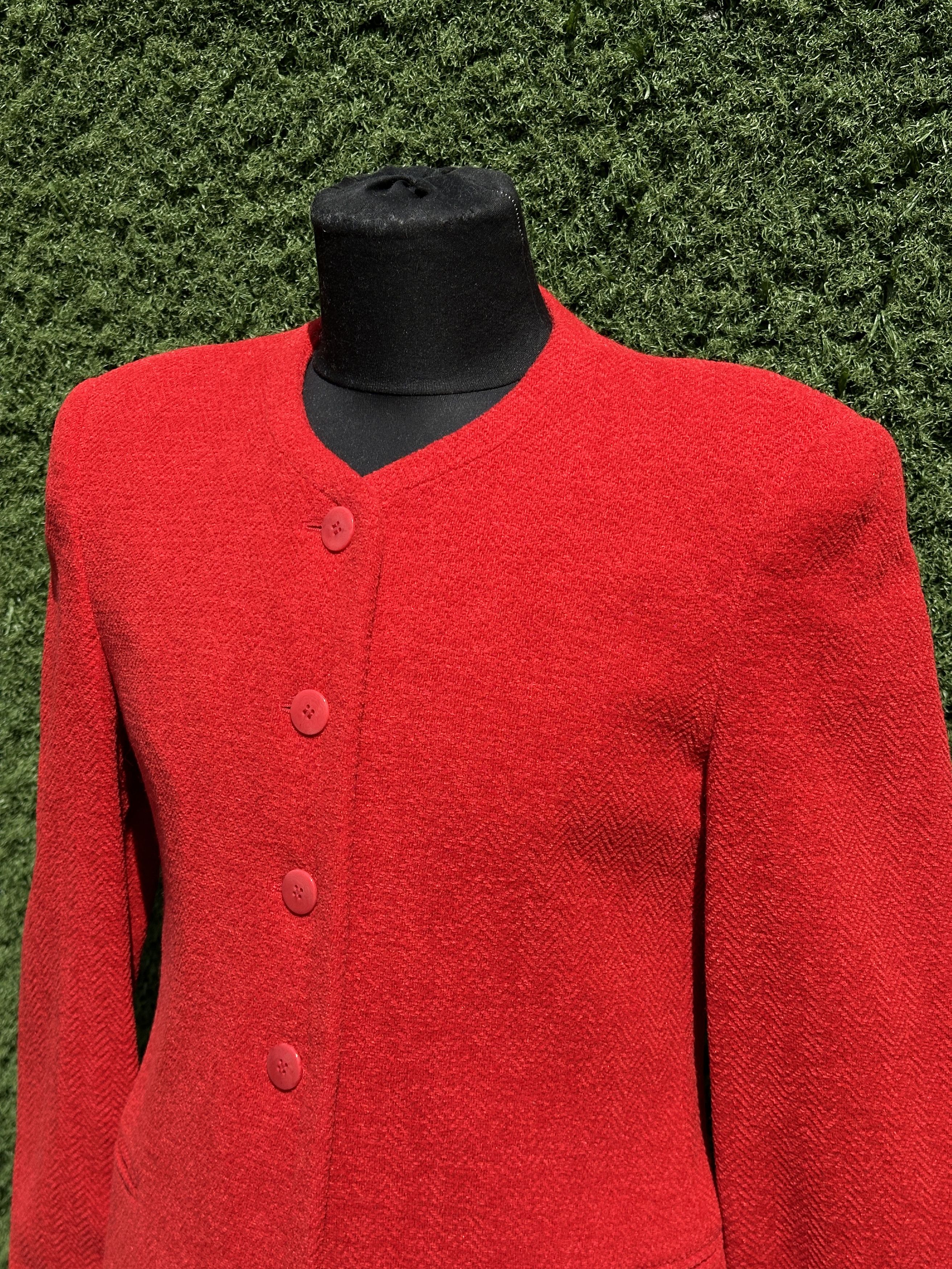 Giorgio Armani Giorgio Armani Archive Herringbone Blazer Jacket Size 44IT Size M / US 6-8 / IT 42-44 - 2 Thumbnail