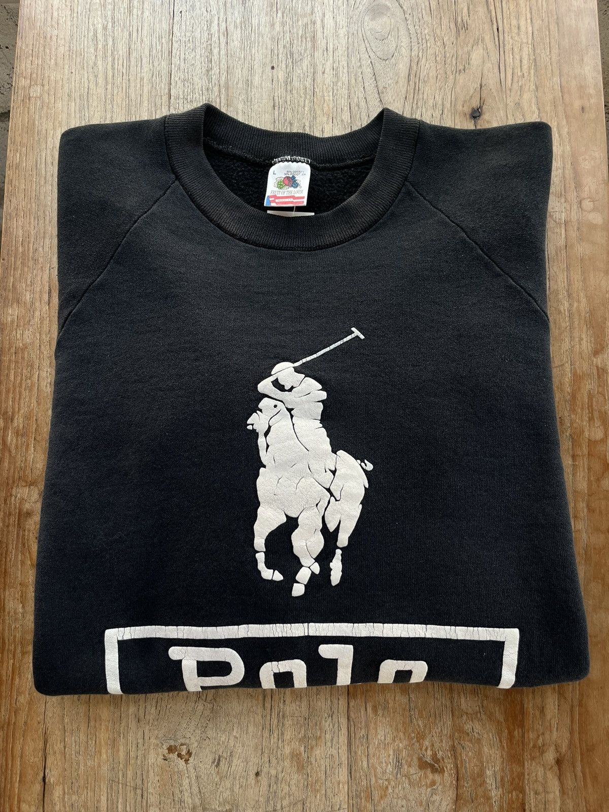 Polo Ralph Lauren × Vintage Vintage POLO old ( Bootleg ) 80’s Sweater Shirt Size US L / EU 52-54 / 3 - 9 Thumbnail