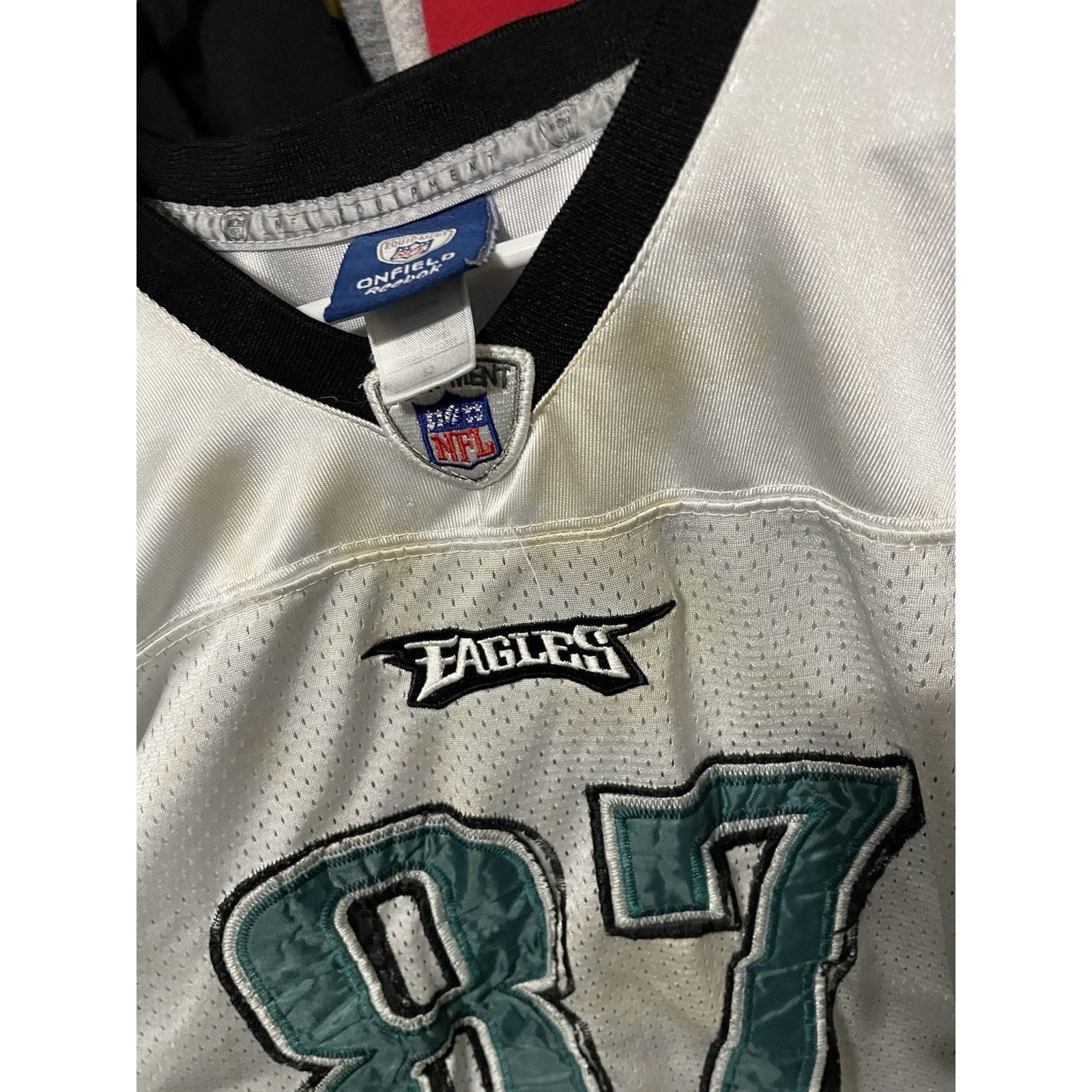 Reebok sz 52/XL- Reebok Stitched Eagles Brent Celek #87 Men Jersey Size ONE SIZE - 4 Thumbnail