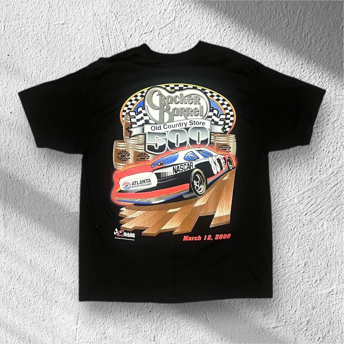 Chase Authentics Vintage 2000 Atlanta Motor Speedway Cracker Barrel 500 Shirt Size US L / EU 52-54 / 3 - 2 Thumbnail