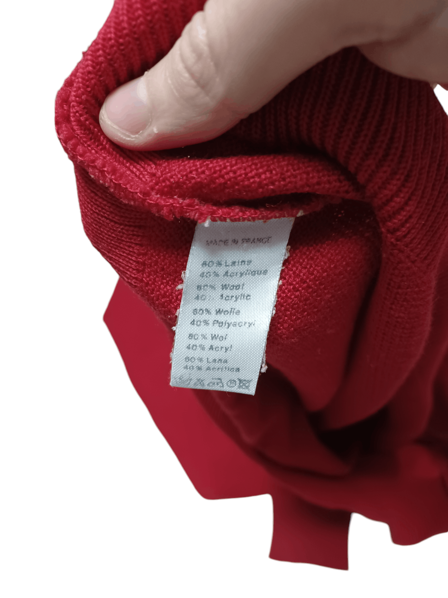 Lacoste LACOSTE VINTAGE 90S MADE IN FRANCE LIGHT SWEATER Size US XL / EU 56 / 4 - 4 Thumbnail