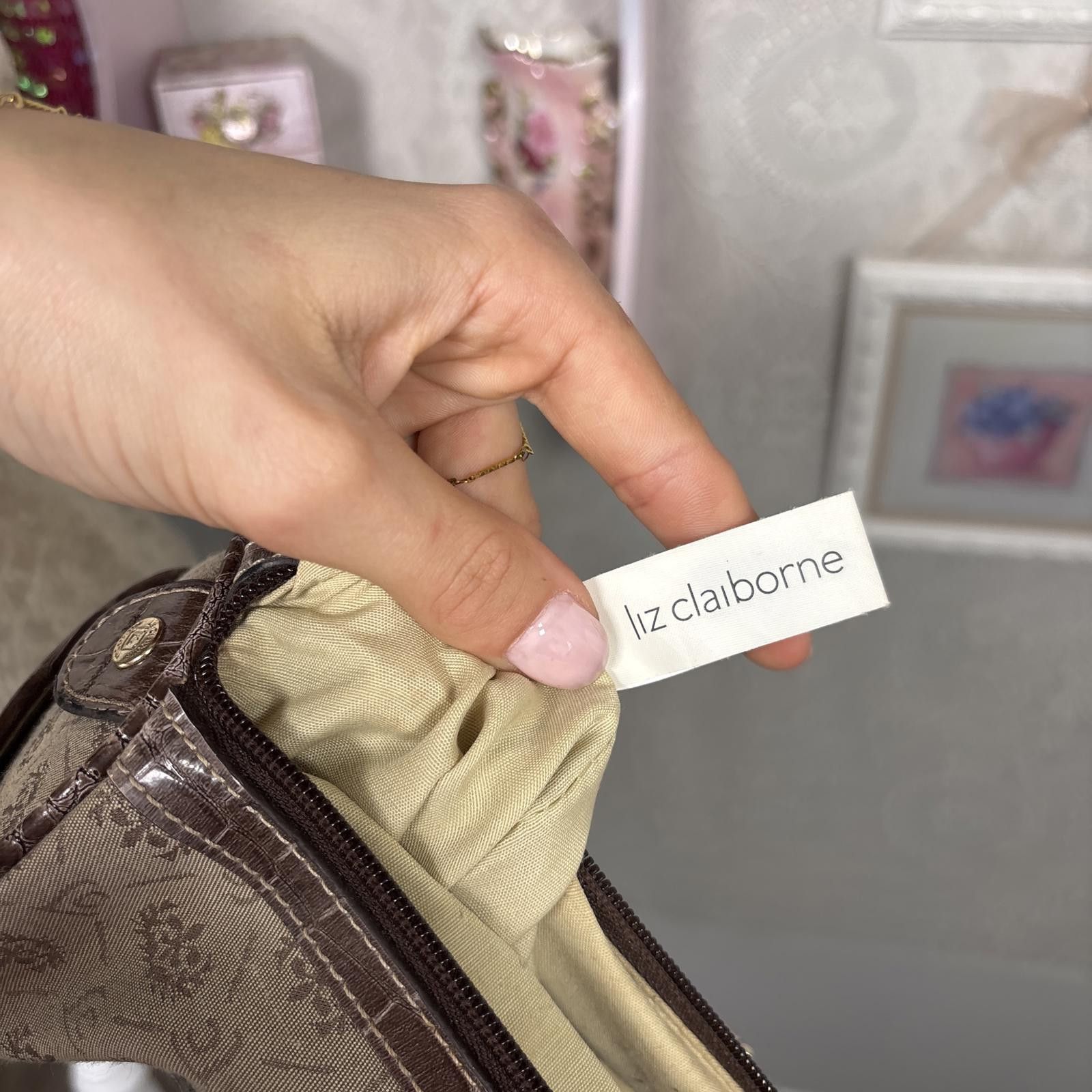 Other y2k brown mini liz Claiborne barrel bag Size ONE SIZE - 6 Thumbnail