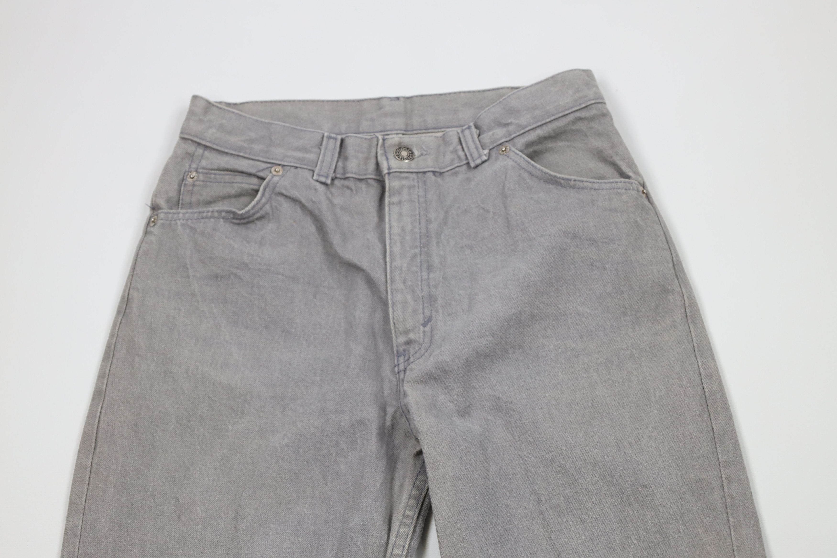 Levi's × Vintage Vintage 80s Levis Relaxed Tapered Leg Denim Jeans Gray USA Size 34" / US 12 / IT 48 - 2 Thumbnail