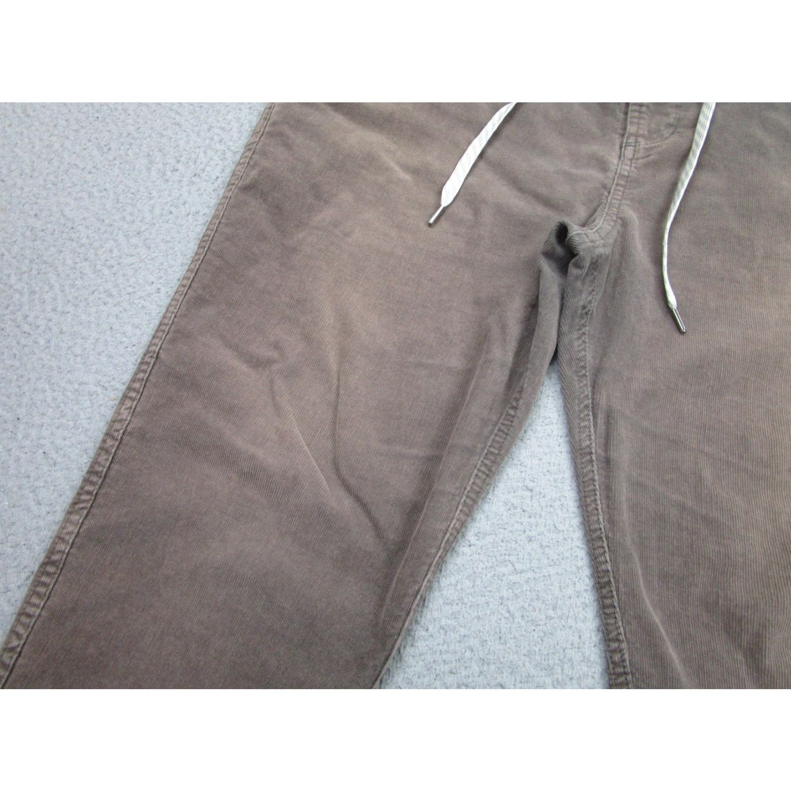 Vuori Vuori Pants Mens 36x28 Brown Corduroy Jogger Elastic Waist Drawstring Stretch Casual Travel Size US 33 - 4 Thumbnail