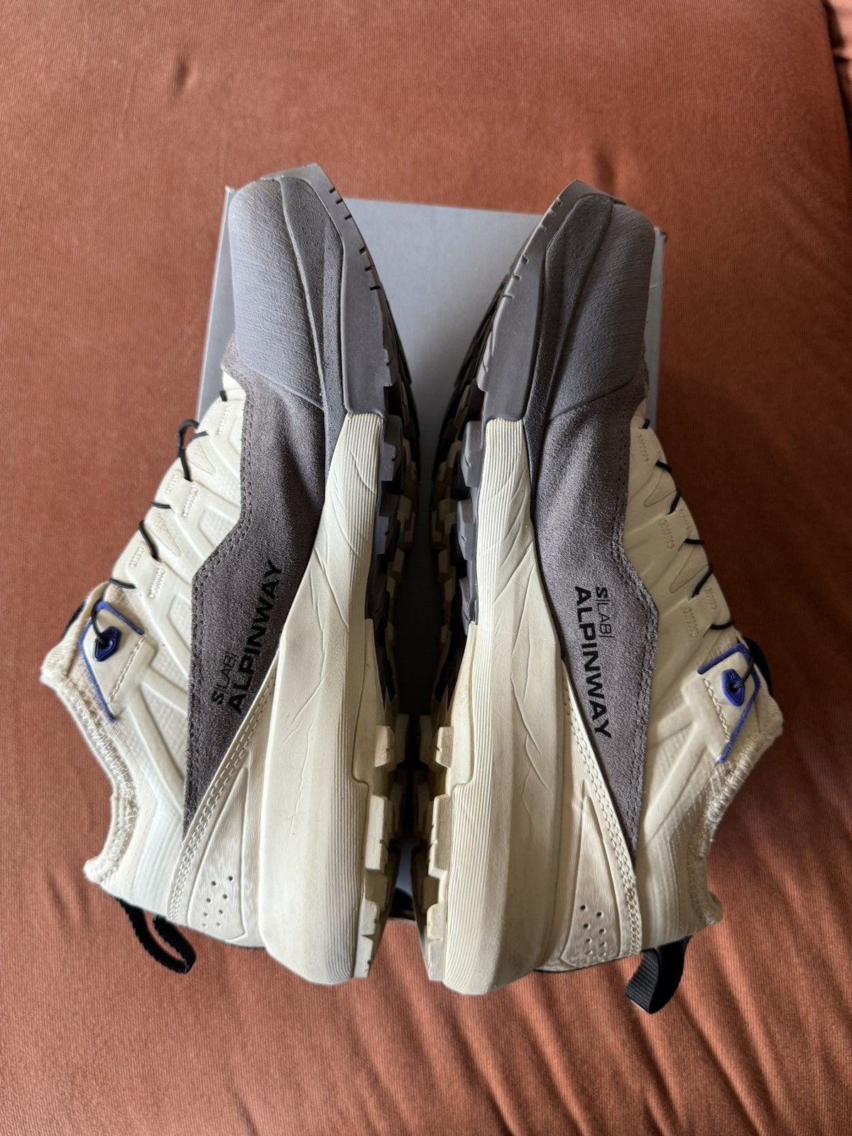 Salomon Salomon Alpinway Advanced | S[LAB] - Almond Milk/Plum Size US 8.5 / EU 41-42 - 9 Thumbnail