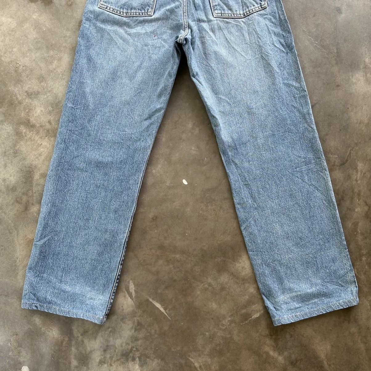 Japanese Brand Vintage Edwin Distressed Faded Denim Jean Pant W28 Size US 28 / EU 44 - 10 Thumbnail
