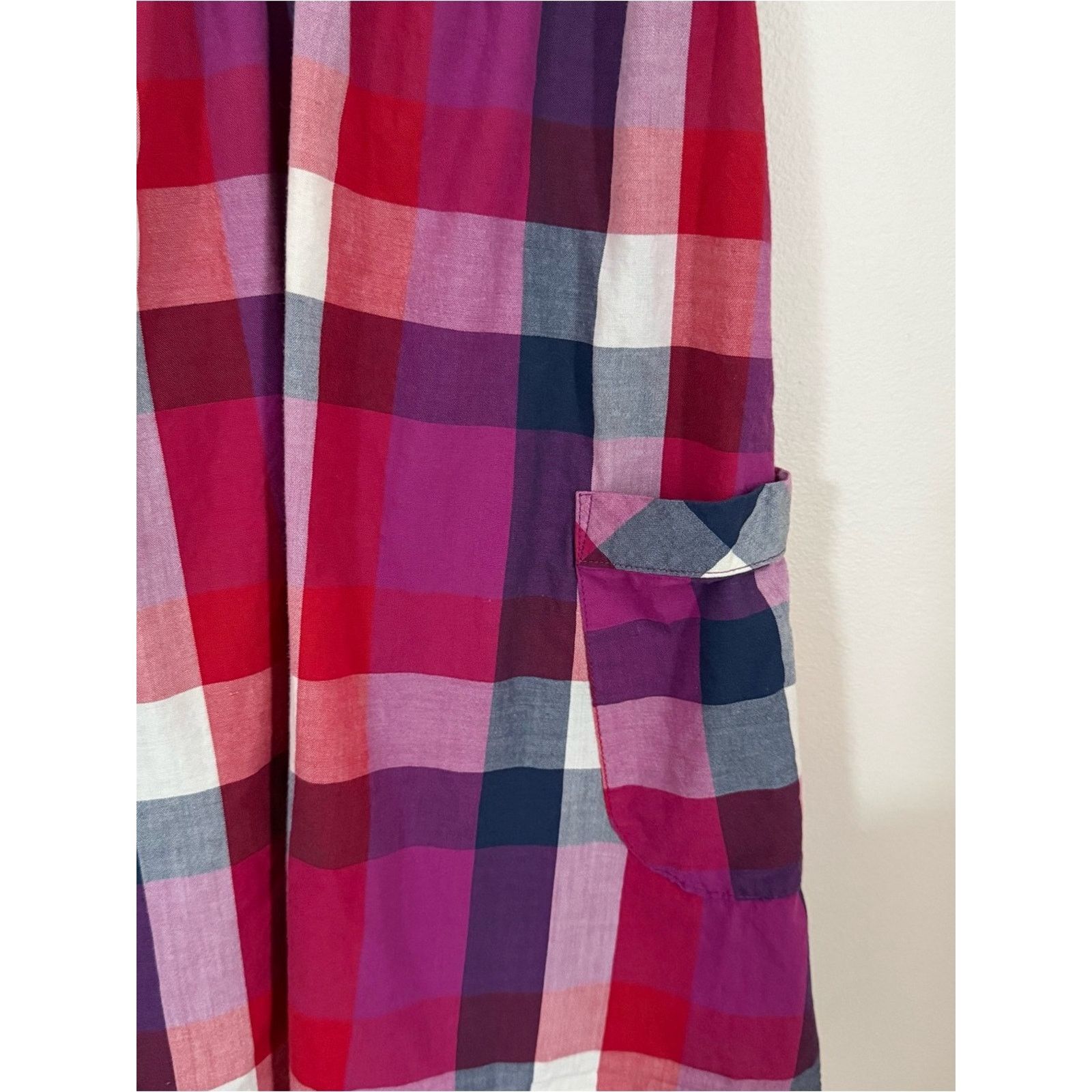 Forever 21 Forever 21 Pink Plaid 100% Cotton Baby Doll Top Sz S Boho Size S / US 4 / IT 40 - 2 Thumbnail