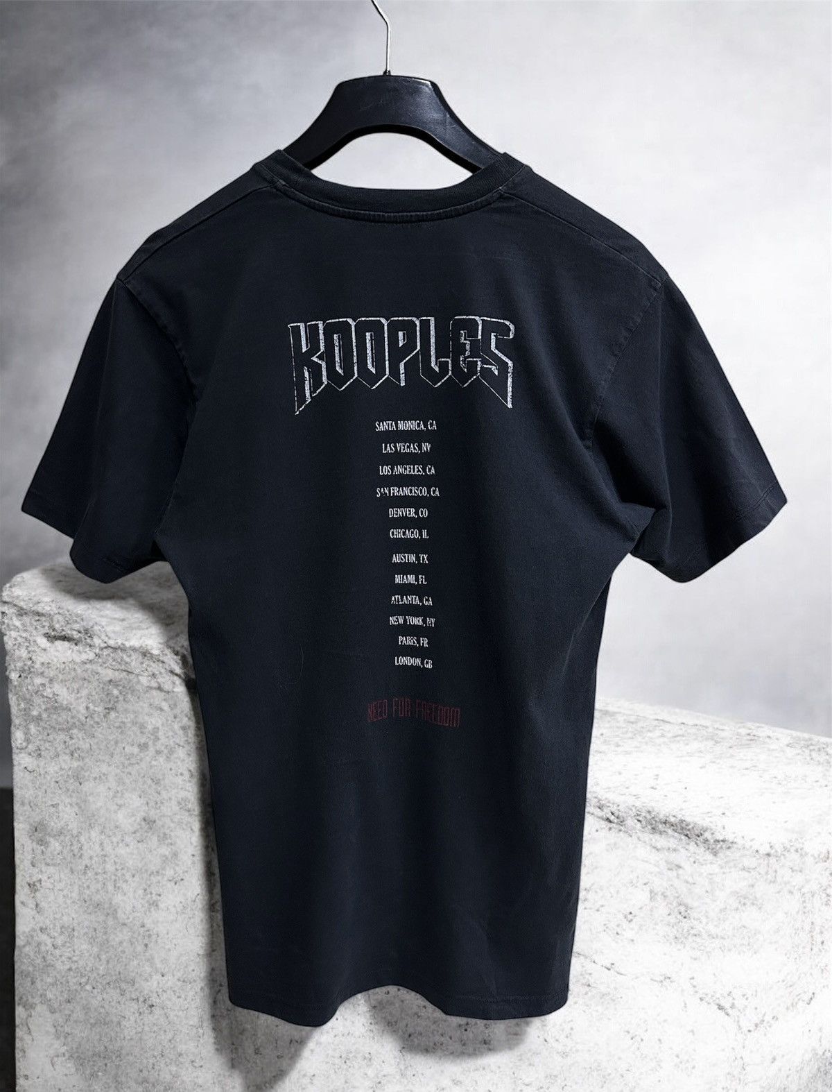 The Kooples The Kooples Paris Eagle American Flag Tour Faded Tee Y2k Size US M / EU 48-50 / 2 - 2 Thumbnail