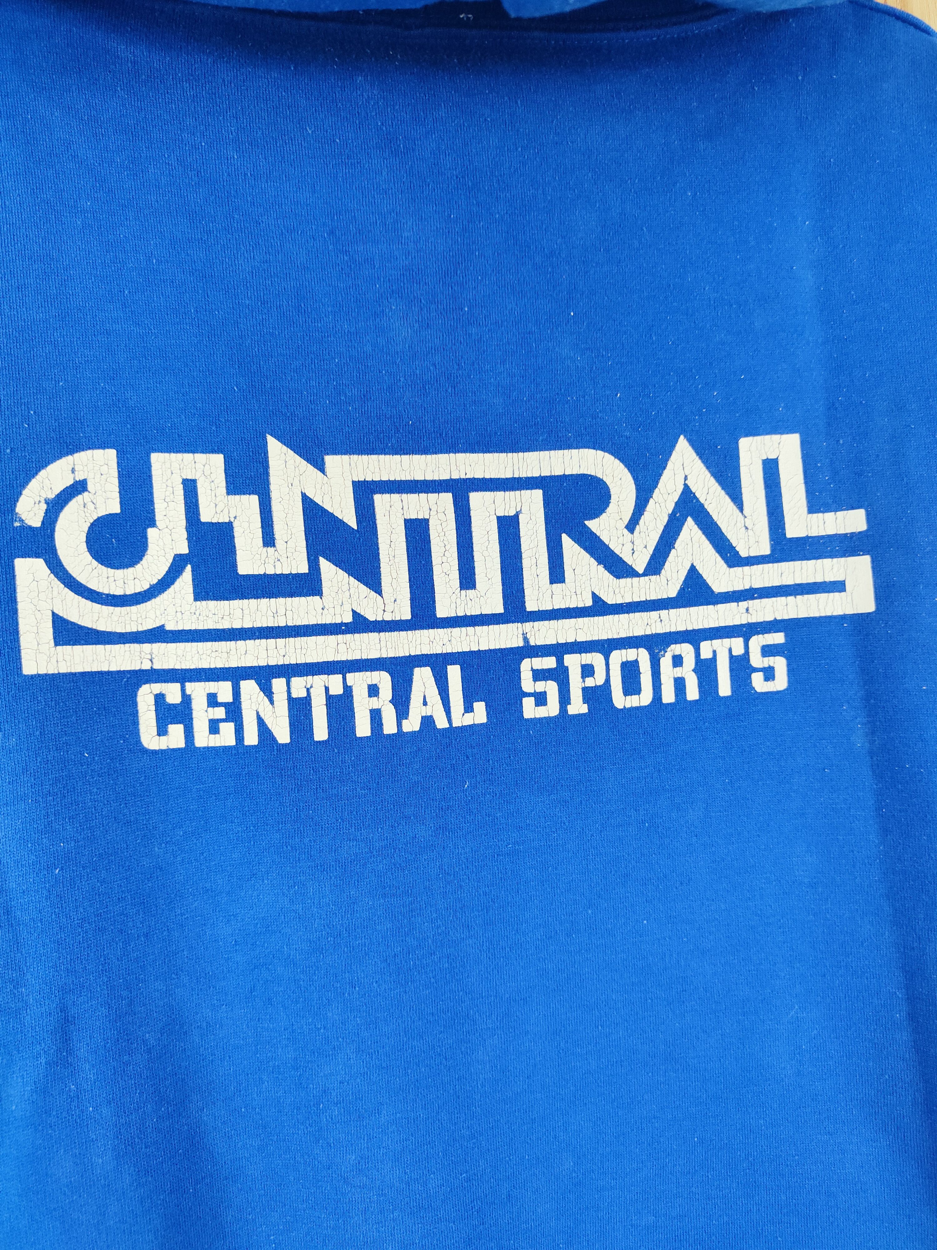 Japanese Brand × Vintage Vintage 💥 United Athle Blue Hoodie Sweatshirts Size US XL / EU 56 / 4 - 8 Thumbnail