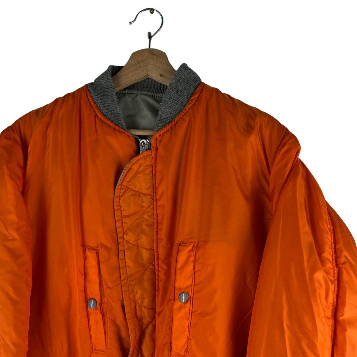 Alpha Industries 🔥VINTAGE FLY MA-1 BOMBER JACKET REVERSIBLE ALPHA INDUSTRIES Size US M / EU 48-50 / 2 - 7 Thumbnail