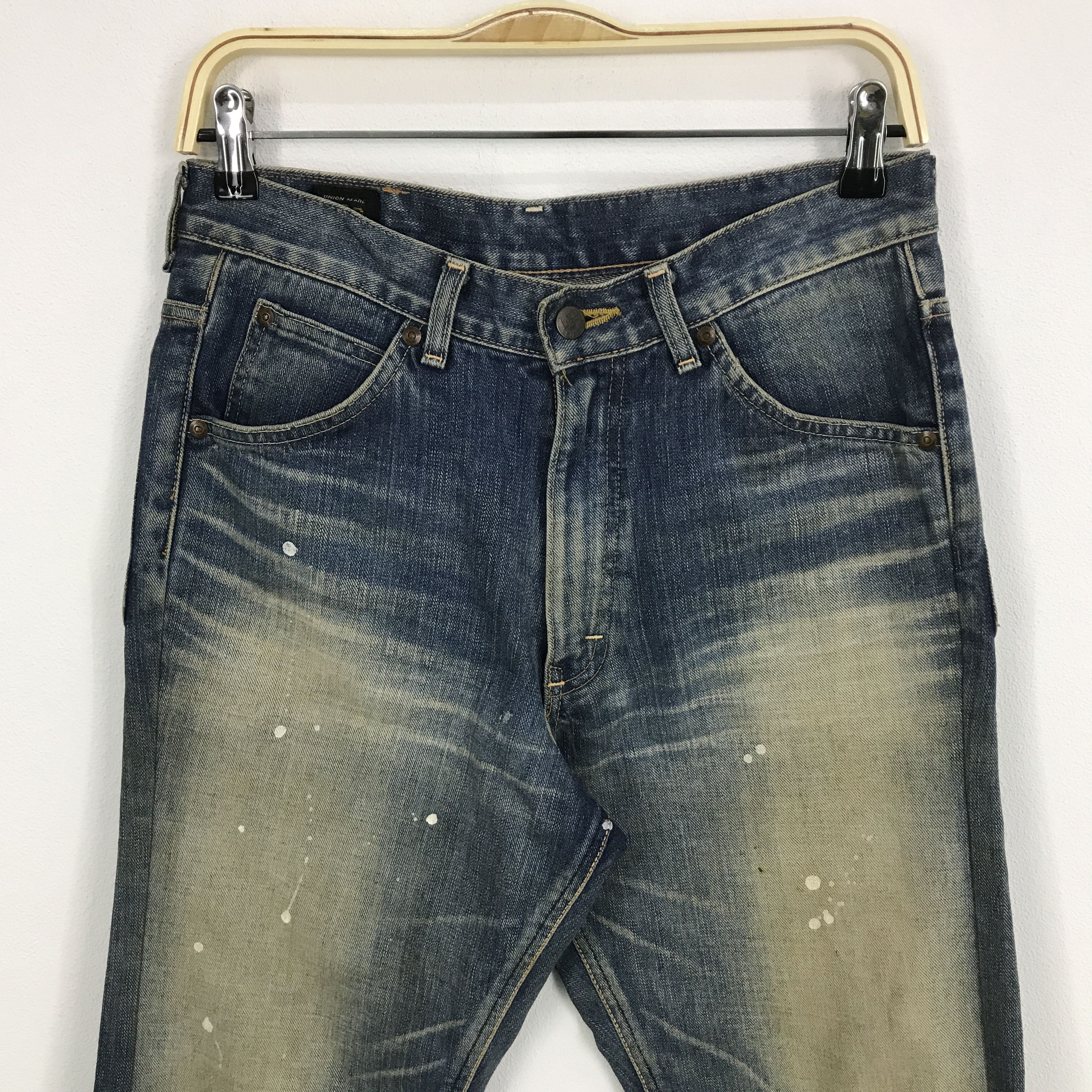 Japanese Brand × Lee Denim Blue faded Lee Japan Rusty style Denim Jeans pants Size US 29 - 2 Thumbnail