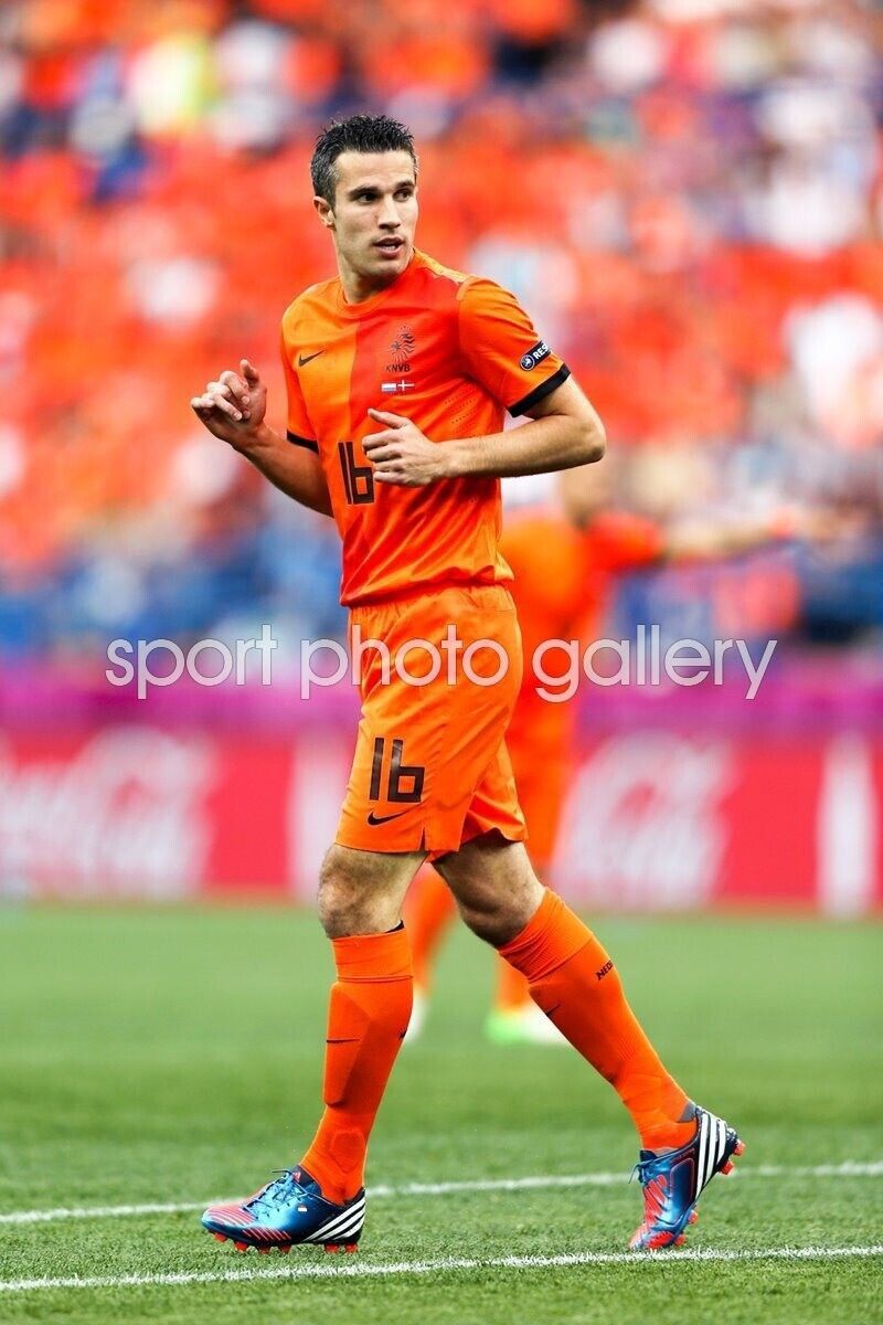 All Sport NETHERLANDS 2013 2014 AWAY VAN PERSIE FOOTBALL SOCCER JERSEY Size US XL / EU 56 / 4 - 13 Thumbnail