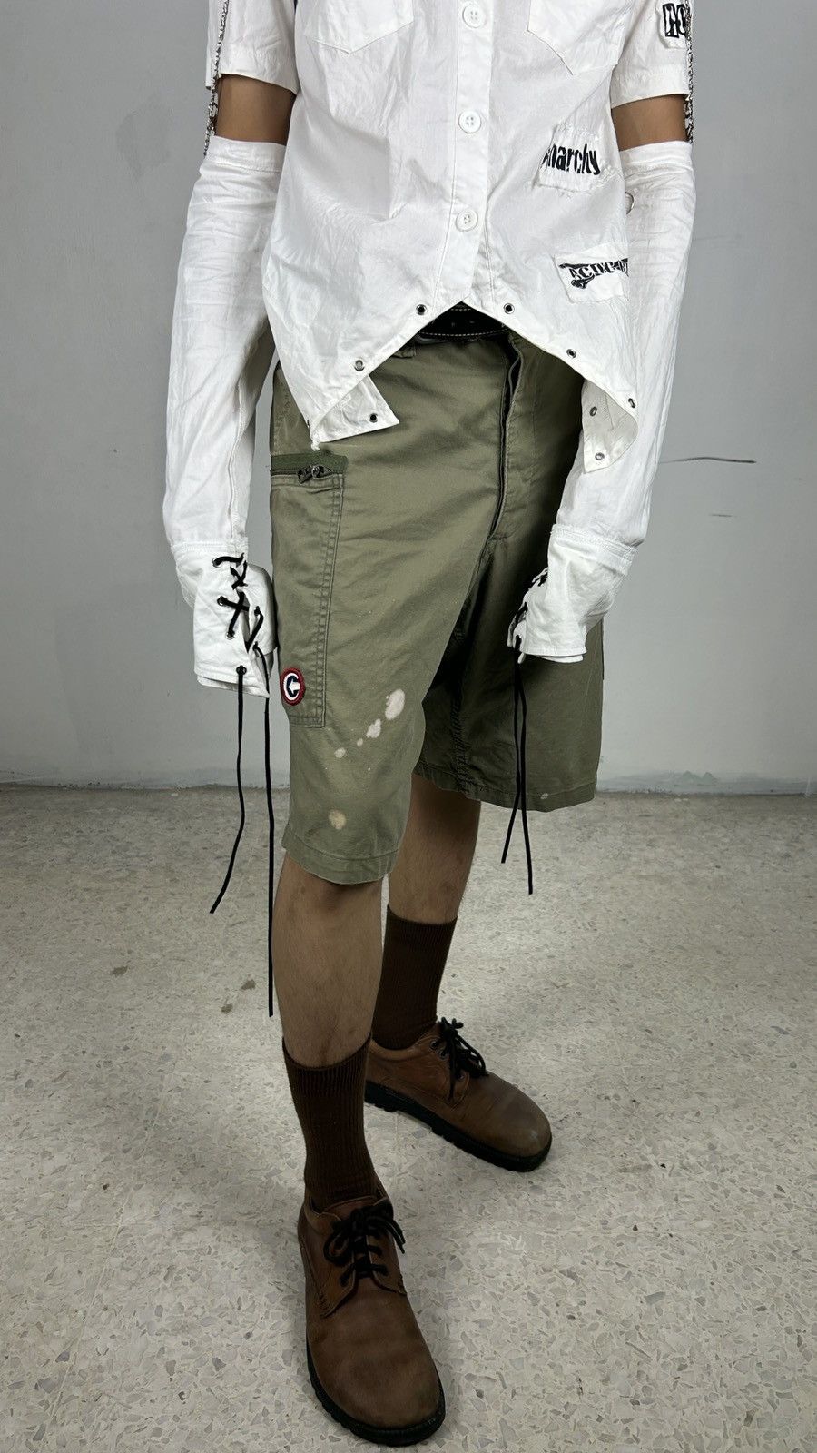 Hysteric Glamour × Japanese Brand × Vintage 1990s Hysteric Glamour - Military Shorts Size US 28 / EU 44 - 1 Thumbnail
