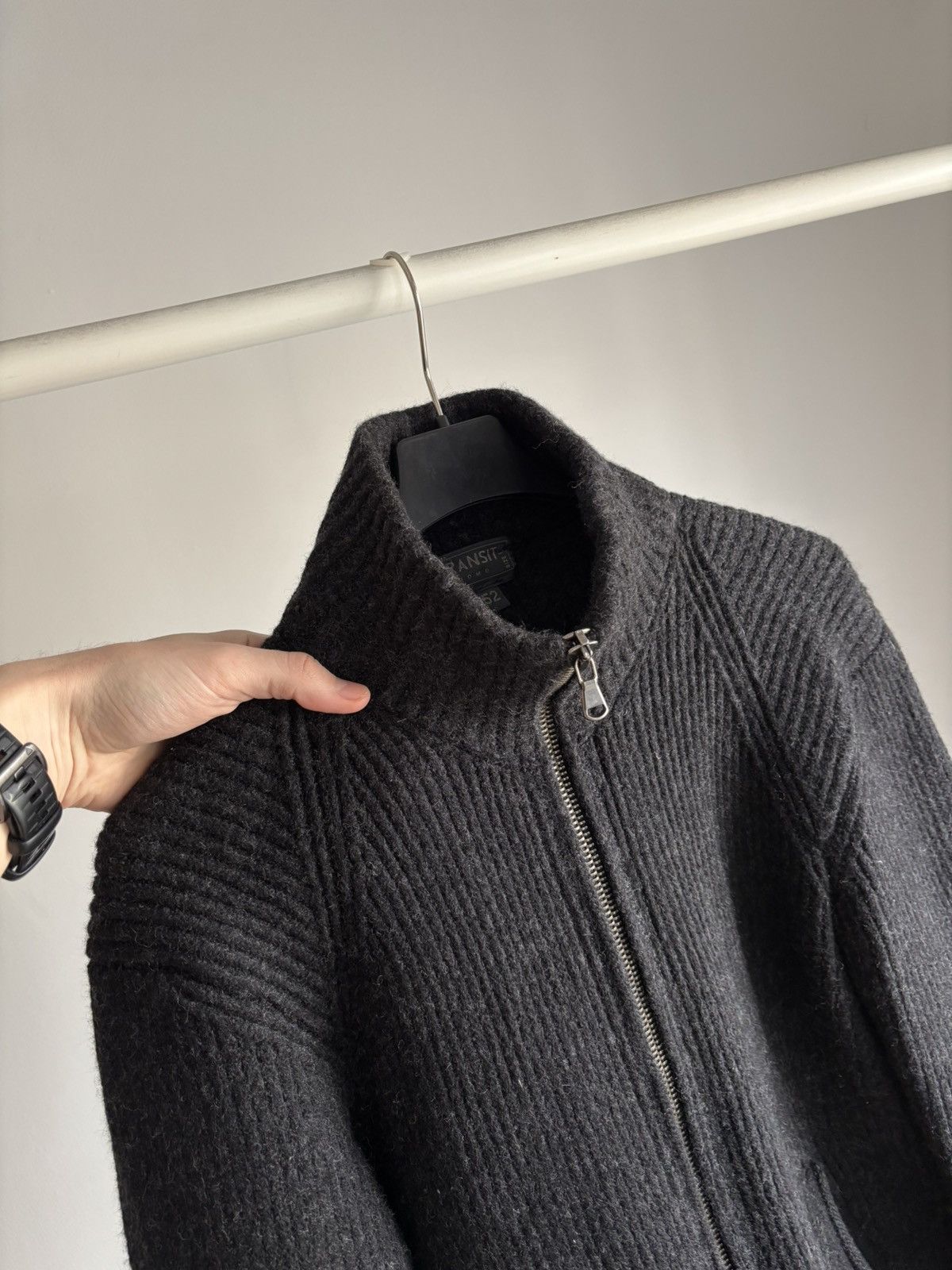 Transit Uomo Transit Uomo Full Zip Lana Wool Sweater Size US S / EU 44-46 / 1 - 8 Thumbnail