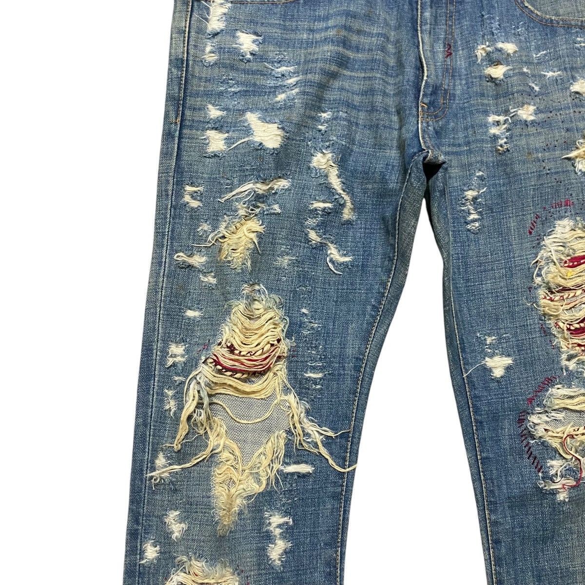 Japanese Brand Dole Project Damage Jeans Size US 34 / EU 50 - 6 Thumbnail