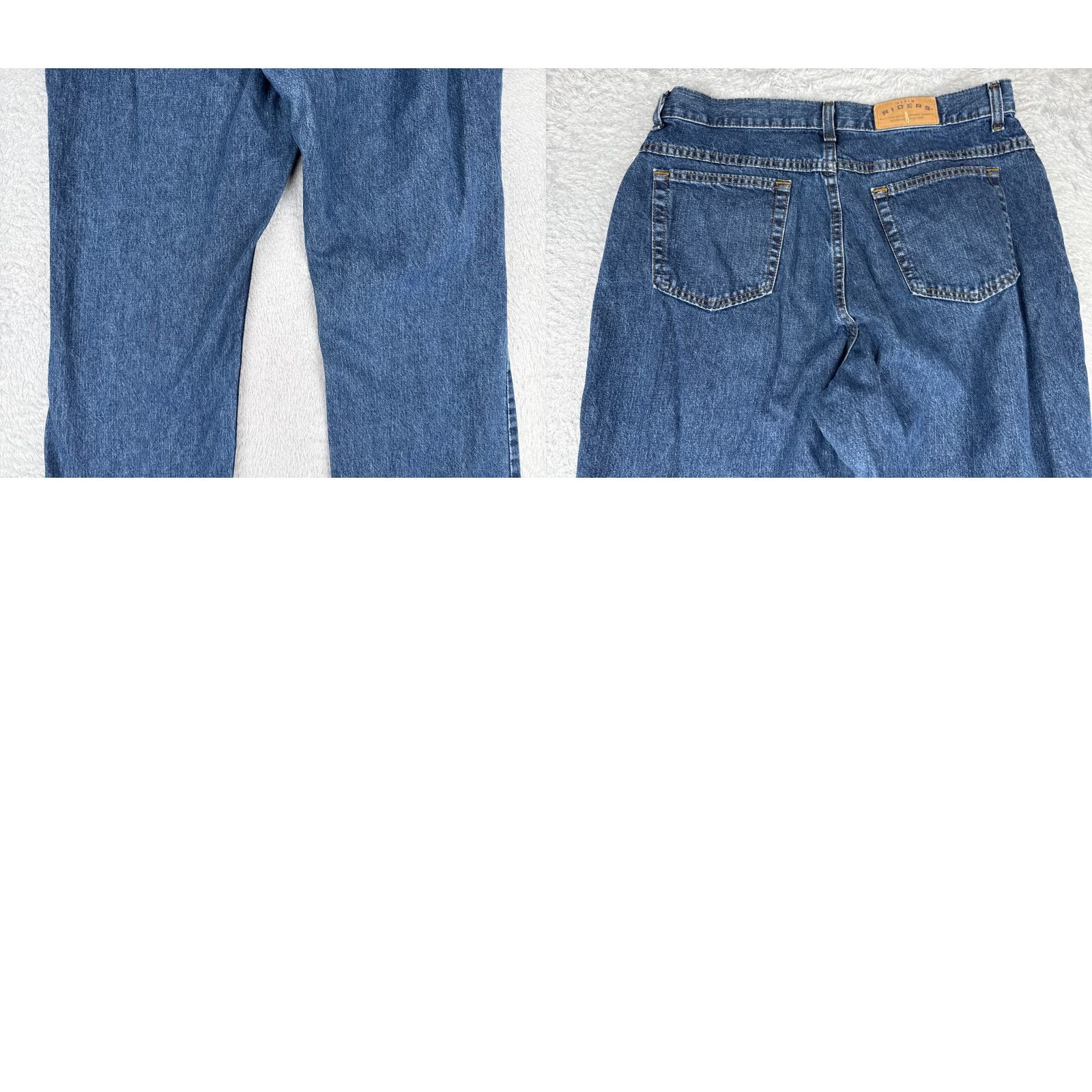 Lee VINTAGE Lee Blue Denim Jeans Bootcut Women 14 High Rise 32x30 5-Pocket Denim Cotton Blend Regular 32 in Inseam 30 in USA Shirt/Jeans? Size 36" / US 14 / IT 50 - 10 Thumbnail