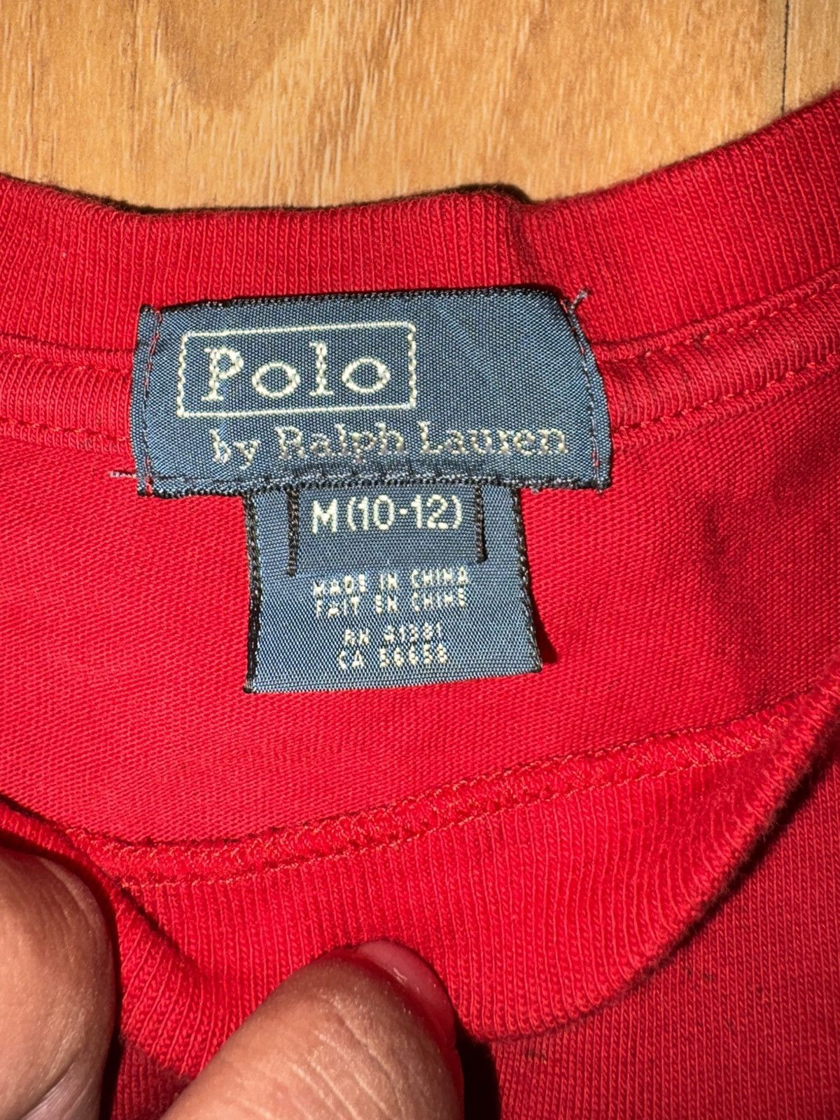 Polo Ralph Lauren Polo RL Vintage Distressed Graphic T-Shirt - Size M (10-12) Size US XXS / EU 40 - 4 Thumbnail