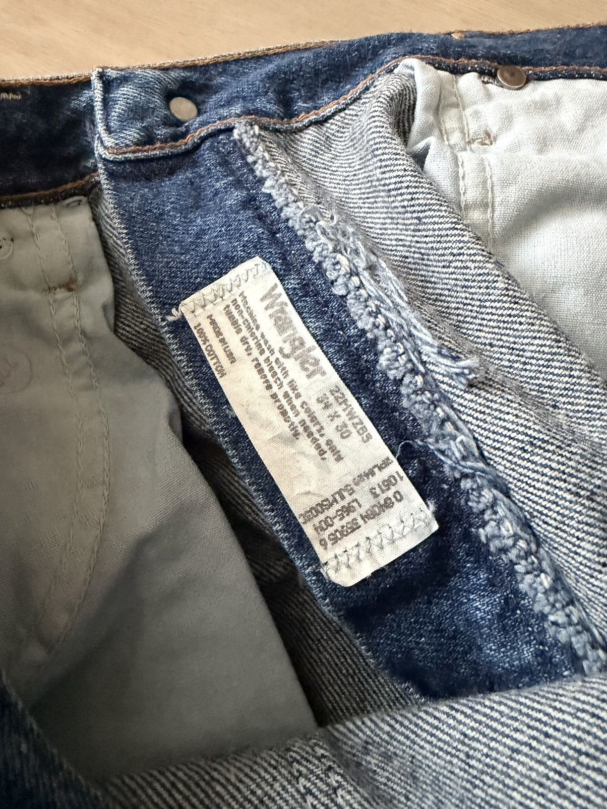Vintage Vintage Wrangler 22MWZ Relaxed Denim Jeans Deadstock 34x30 Size US 34 / EU 50 - 4 Thumbnail