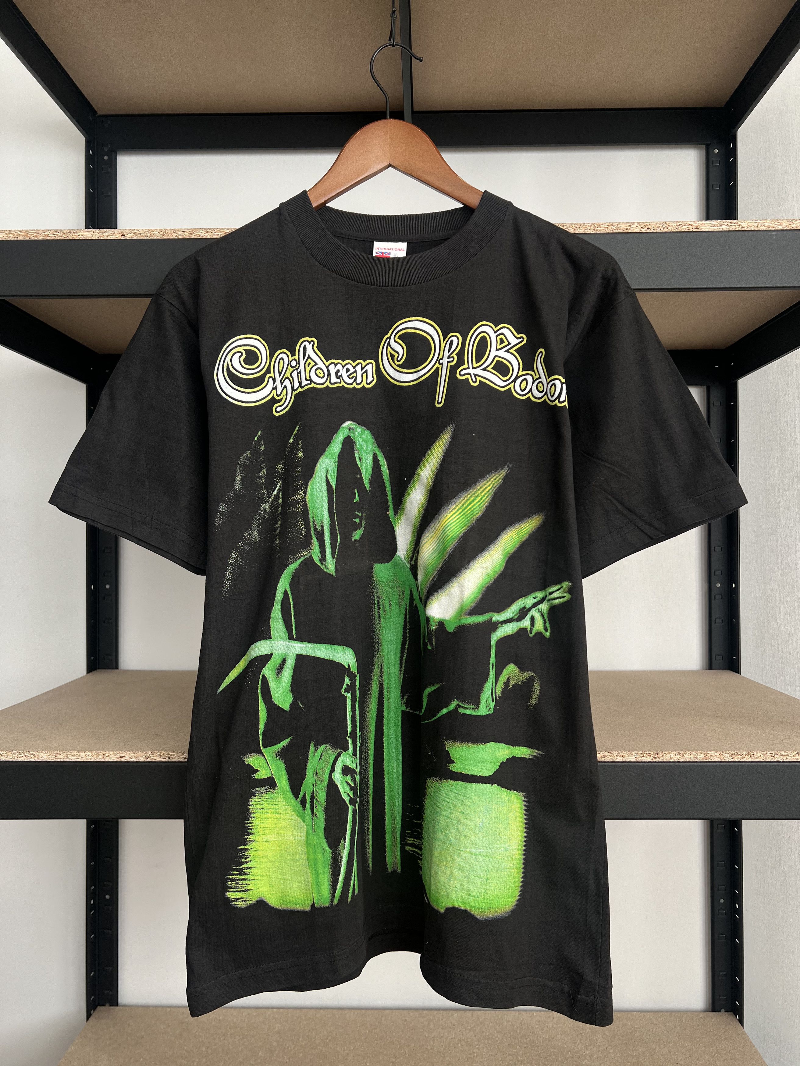 image of Band Tees x Rock T Shirt Vintage 2001 Children Of Bodom Hatebreeder Black Tee, Men's (Size Medium)