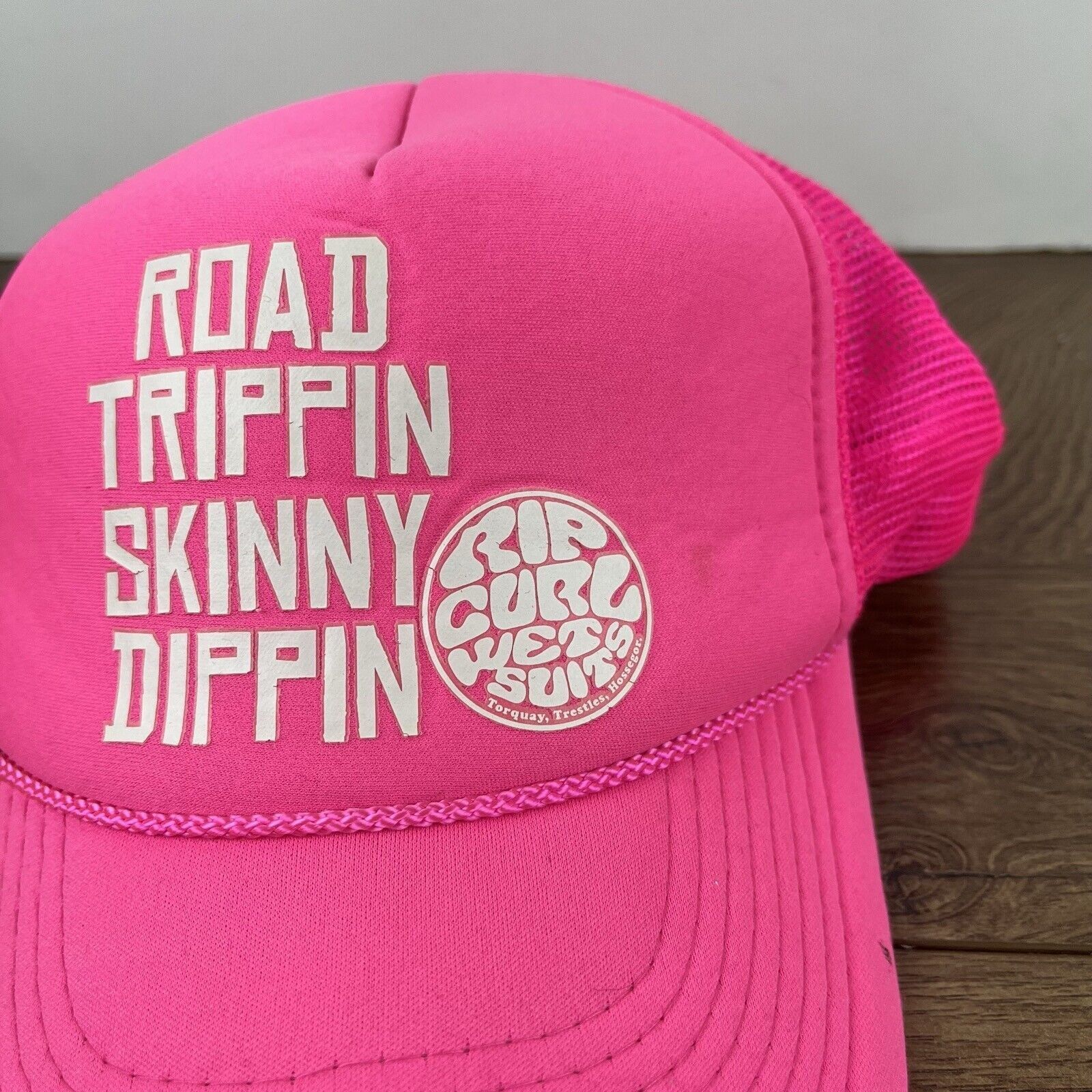 Other Road Trippin Skinny Dippin Snapback Hat Pink Hat Adjustable Size ONE SIZE - 8 Thumbnail