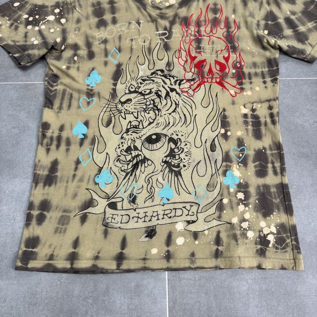 Ed Hardy Ed Hardy by Christian Audigier Tattoo Tiger Y2K Men T-Shirt Size US M / EU 48-50 / 2 - 4 Thumbnail