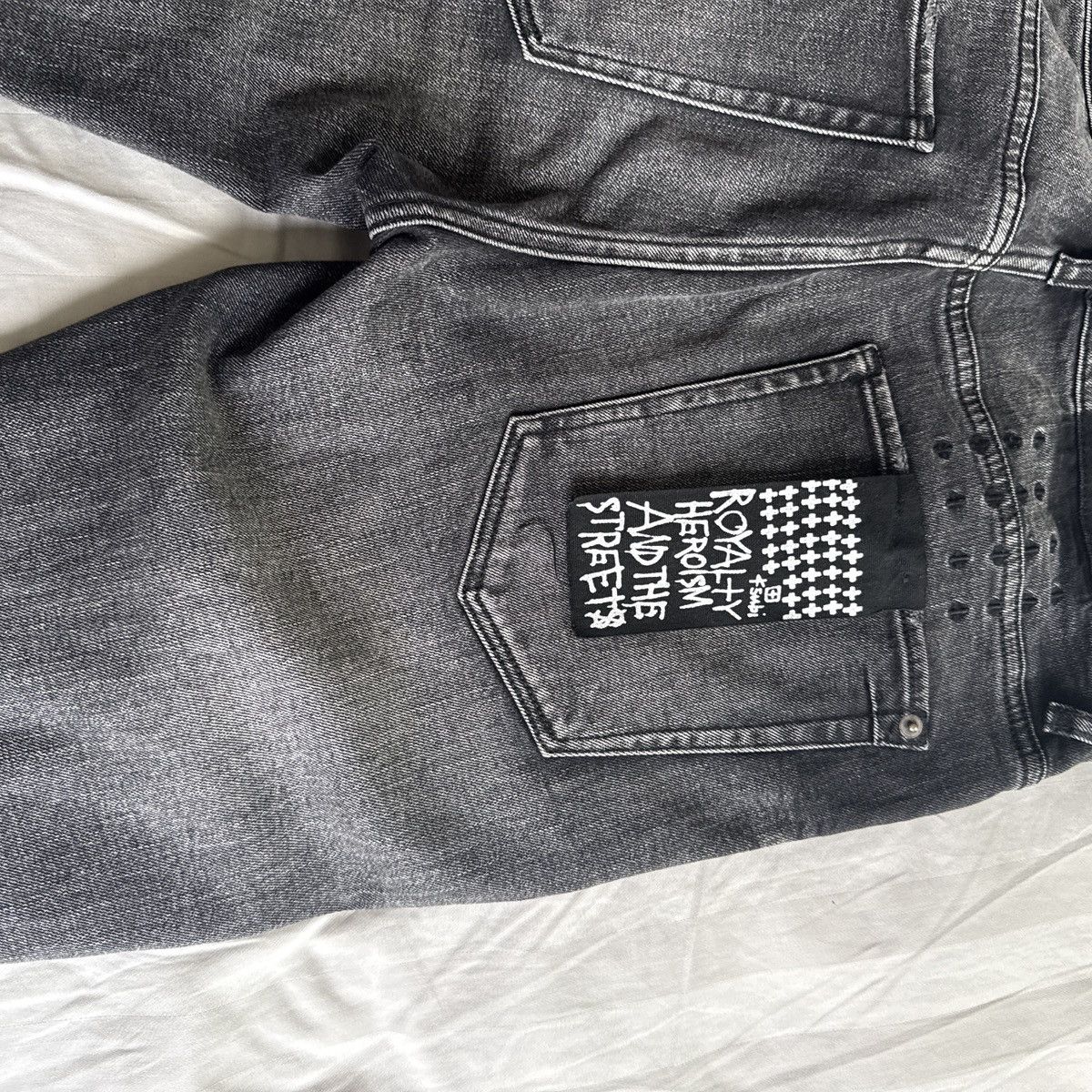 Ksubi Ksubi skinny jeans,grey,ripped Size US 31 - 2 Thumbnail