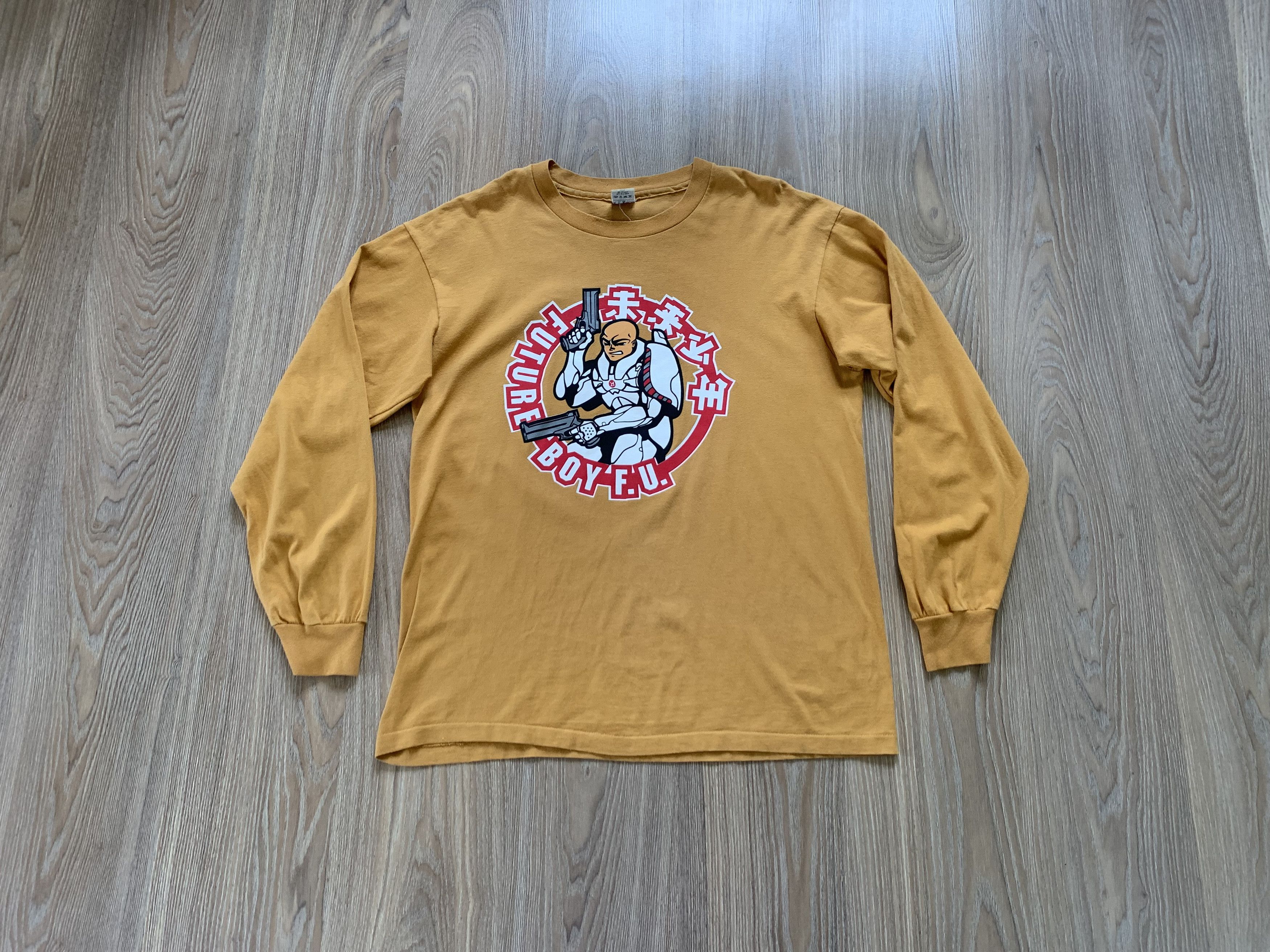 Anime × Japanese Brand × Vintage Future Boy FU Vintage Anime Printed Long Sleeve Size US L / EU 52-54 / 3 - 8 Thumbnail