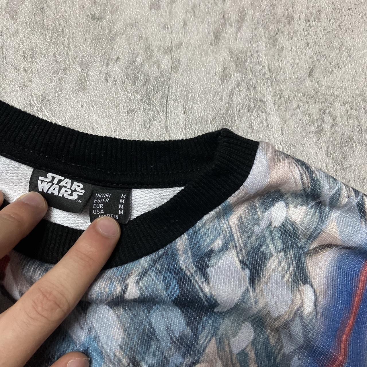 Other Black & grey Star Wars crewneck sweatshirt #streetwear Size US L / EU 52-54 / 3 - 3 Thumbnail