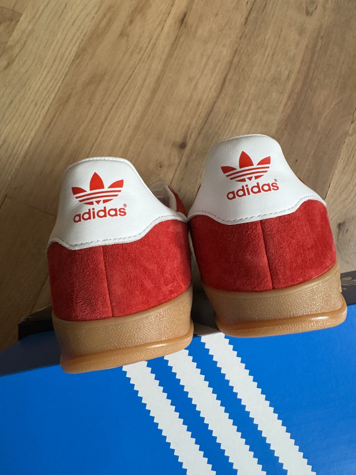 Adidas Adidas Gazelle Indoor Red Suede Size US 10 / EU 43 - 9 Thumbnail