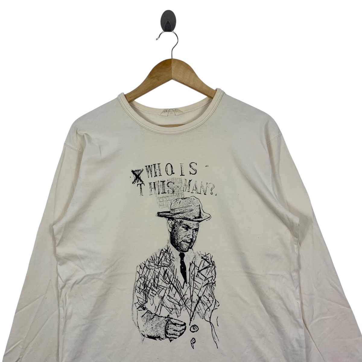 Jean JEAN MICHEL BASQUIAT Jmb Who is This Man Long sleeve Shirt Size US M / EU 48-50 / 2 - 2 Thumbnail