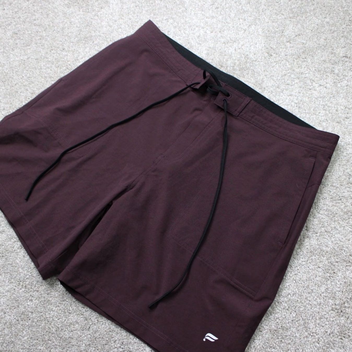 Fabletics Fabletics Board Shorts Mens 35 Purple 7" Drawstring Surfing 90s Trunks Size US 36 / EU 52 - 2 Thumbnail